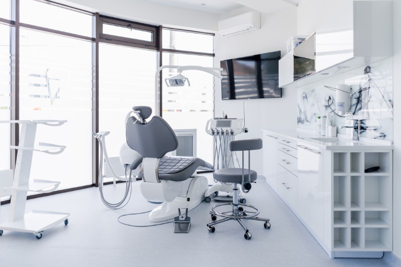 A clean dentist office